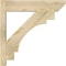 Ekena Millwork Merced Slat Rough Sawn Outlooker, Douglas Fir, 6"W x 24"D x 24"H OUT06X24X24MRC06RDF - alternate 3